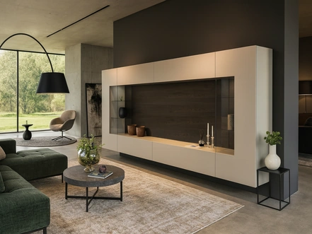 Soggiorno con schienale Carbone