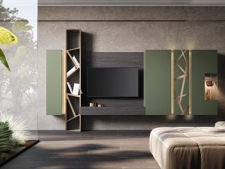 Soggiorno Verde Prussia