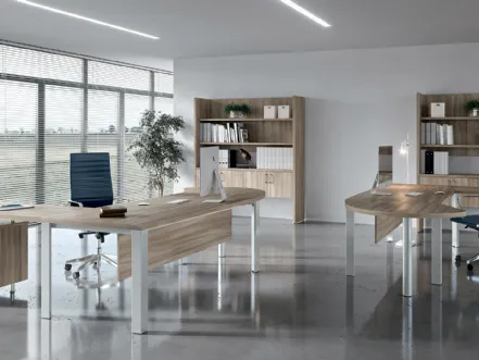 Plano Direzionale Componibile Rovere
